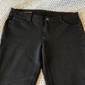 Ann Taylor pants. Black, stretchy. Petite.